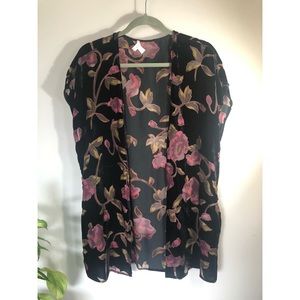 Velvet Burnout Kimono